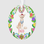 Chihuahua Hundeschwein Ornament (Vorderseite)