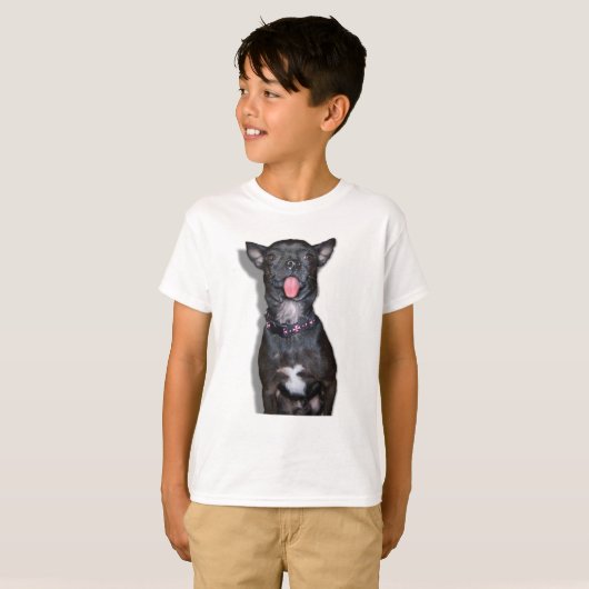 Chihuahua-Hundezunge T-Shirt (Vorne ganz)