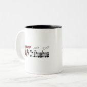 Chihuahua (I-Liebe) Tasse (Vorderseite Links)
