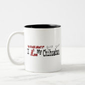 Chihuahua (I-Liebe) Tasse (Links)