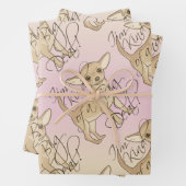 Chihuahua Ich bin ein großer Deal Geschenkpapier Set (Beispiel)