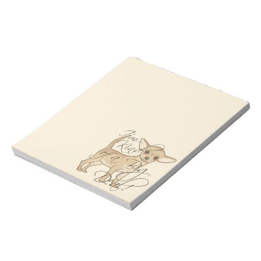 Chihuahua ich bin irgendwie ein großer Deal | Tan Notizblock (Rotiert)