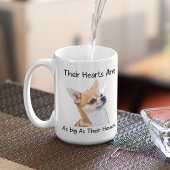 Chihuahua ihre Herzen sind so groß wie ihre Köpfe Kaffeetasse