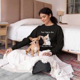 Chihuahua ihre Herzen sind so groß wie ihre Köpfe Sweatshirt