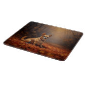 Chihuahua im Herbst Leaves Fall Inspiriert Schneidebrett (Ecke)