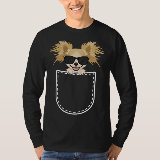 Chihuahua in der Brust T-Shirt (Vorderseite)