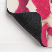 Chihuahua in der Winter-Kappe Mousepad (Ecke)