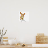 Chihuahua in einem Bowtie-Poster Poster (Küche)