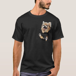 Chihuahua in Pocket Chihuahua hatte Chiwawa gepaar T-Shirt