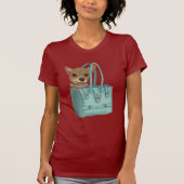 Chihuahua in Tasche T-Shirt (Vorderseite)
