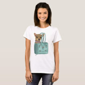 Chihuahua in Tasche T-Shirt (Vorne ganz)