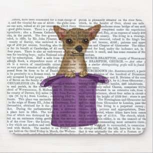 Chihuahua in Top Hat Mousepad