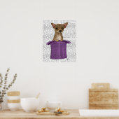 Chihuahua in Top Hat Poster (Küche)