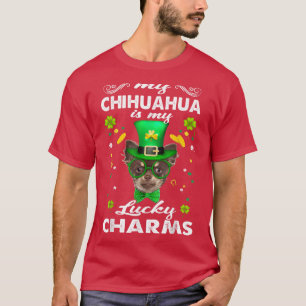 Chihuahua ist mein glücklicher Charm St Patricks D T-Shirt