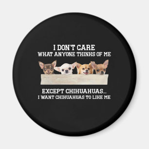 Chihuahua ist mir egal, was mir jemand denkt magnet