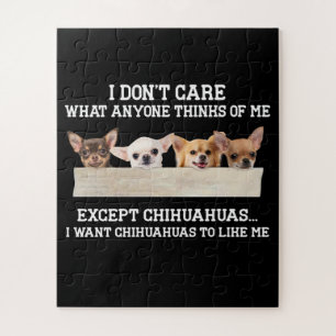 Chihuahua ist mir egal, was mir jemand denkt puzzle