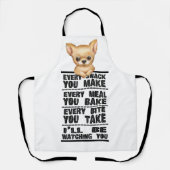 Chihuahua jeden Imbiss Schürze (Vorderseite)