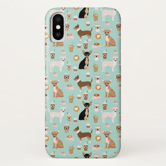 Chihuahua-Kaffee-Telefonkasten Case-Mate iPhone Hülle (Rückseite)