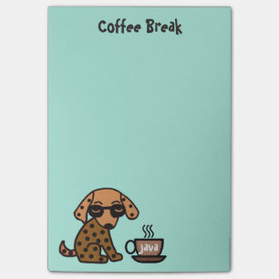 Chihuahua-Kaffeepause Posten-it® Anmerkungen Post-it Klebezettel