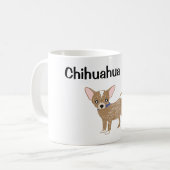 Chihuahua Kaffeetasse (Vorderseite Links)