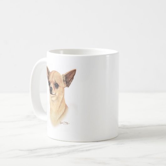 Chihuahua Kaffeetasse (Vorderseite Links)
