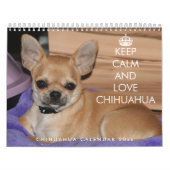 Chihuahua-Kalender 2026 Behalt von Ruhe und Liebe Kalender (Titelbild)