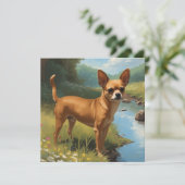 Chihuahua Karte (Stehend Vorderseite)