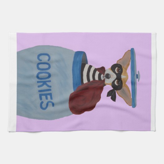 Chihuahua-Keksdieb Geschirrtuch (Horizontal)