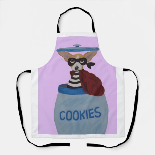 Chihuahua-Keksdieb Schürze (Vorderseite)