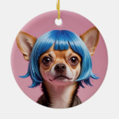 Chihuahua Keramik Ornament (Hinten)