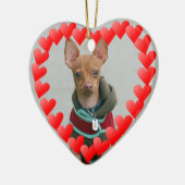 Chihuahua Keramikornament (Links)