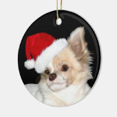 Chihuahua Keramikornament (Links)