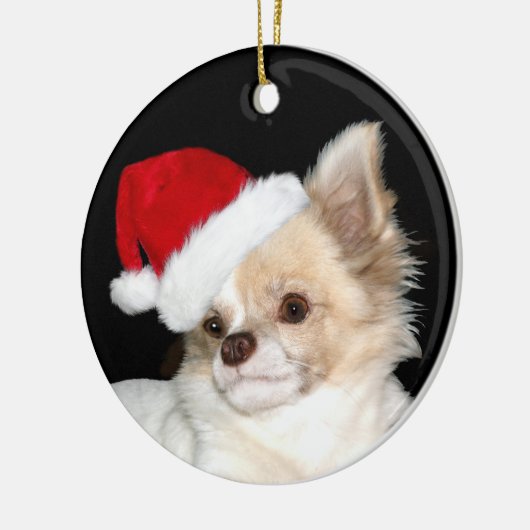 Chihuahua Keramikornament (Links)
