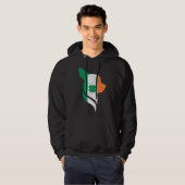 Chihuahua Kleeblatt C St Patricks Day Hoodie (Vorne ganz)