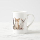 Chihuahua-Knochen-China-Tasse Porzellantasse (Rechts)