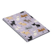 Chihuahua Knochen und Paare Lila Notizblock (Rechte Seite)