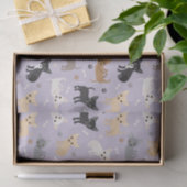 Chihuahua Knochen und Paare Lila Seidenpapier (Geschenk)