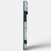 Chihuahua Knochen und Paws Blue Case-Mate iPhone Hülle (Rückseite / Rechts)