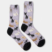 Chihuahua Knochen und Paws Socken (Rechts)
