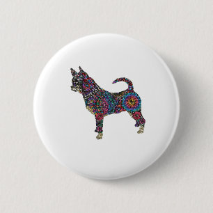 Chihuahua-Knopf Button