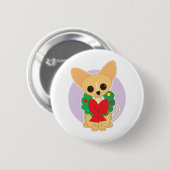 Chihuahua-Kranz Button (Vorne & Hinten)