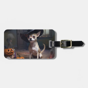 Chihuahua-Kürbisse Halloween Gruselig Gepäckanhänger