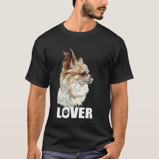 Chihuahua Langhaar-Hundefreund T-Shirt