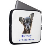 Chihuahua Laptopschutzhülle (Vorne Rechts)
