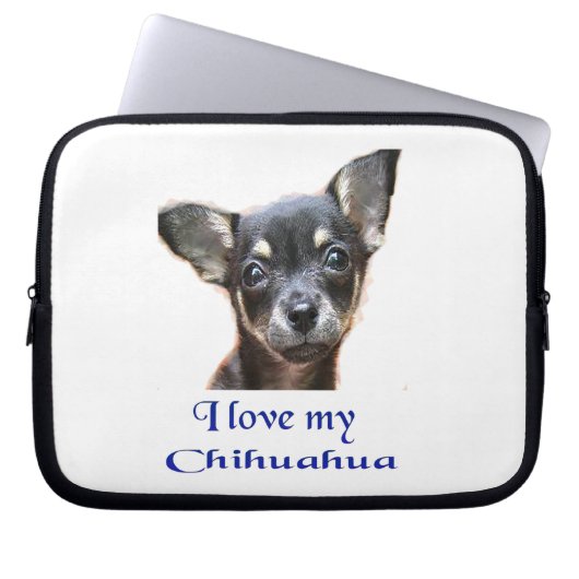 Chihuahua Laptopschutzhülle (Vorderseite)