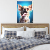 Chihuahua-Leckerei Leinwanddruck (Insitu (Schlafzimmer))