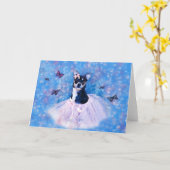 Chihuahua - Leere Mitteilungskarten (Gelbe Blume)