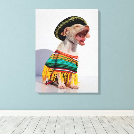 Chihuahua Leinwanddruck (Insitu (Holzboden))