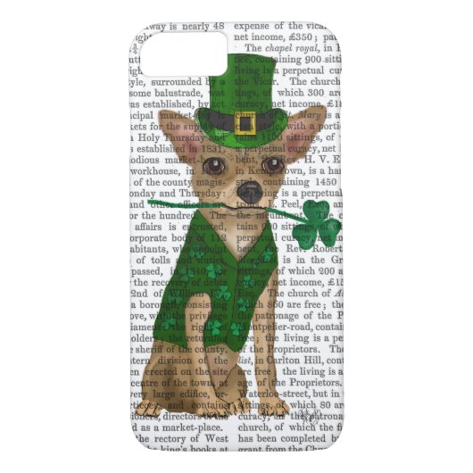 Chihuahua Leprechaun Case-Mate iPhone Hülle (Rückseite)