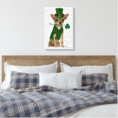 Chihuahua Leprechaun Leinwanddruck (Insitu (Schlafzimmer))